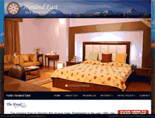 Tablet Screenshot of hotelhimlandeast.com